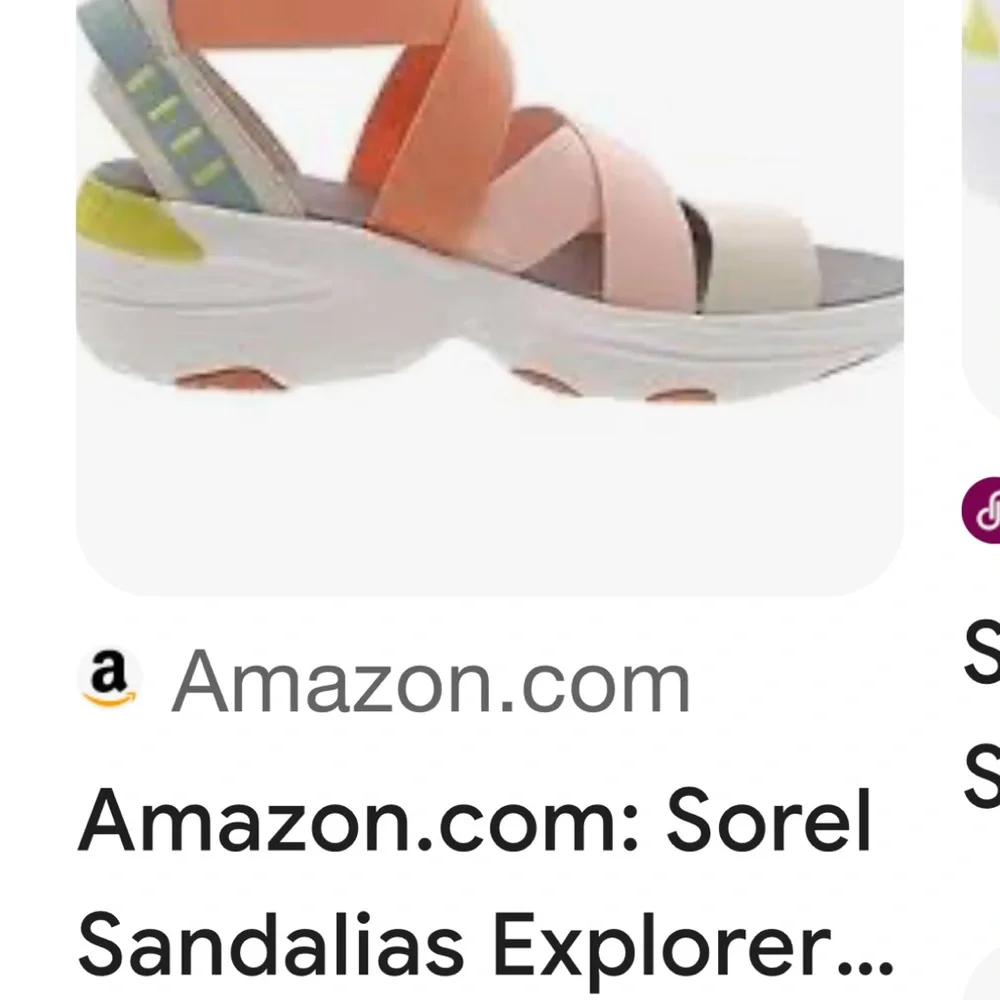 New Sorel Platform Sandals Sz 10.5 Strappy Walking  Comfortable‎ Support Outdoor